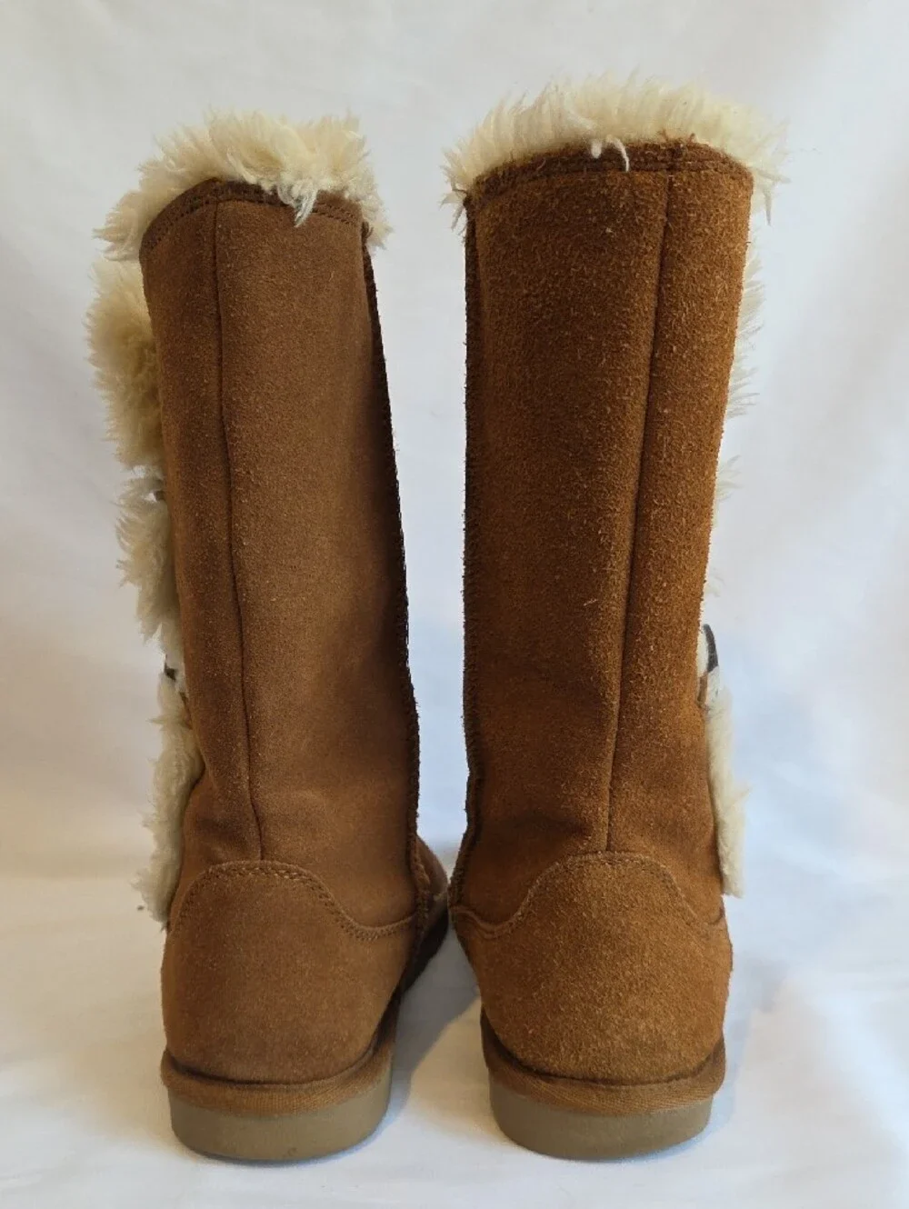 Sonoma Life & Style Carmel Brown Suede Leather Boots